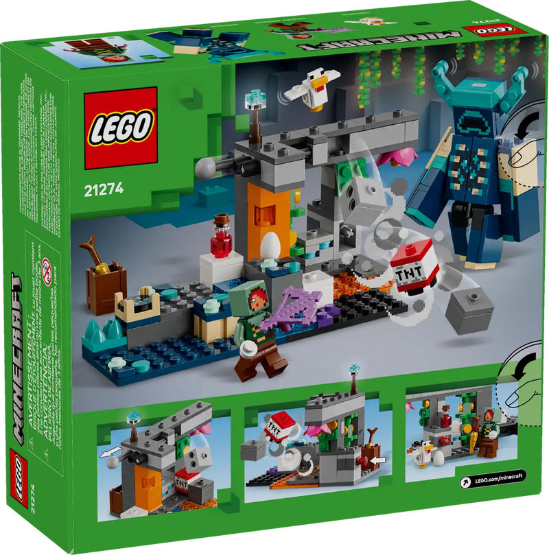 Lego Minecraft The Warden Encounter