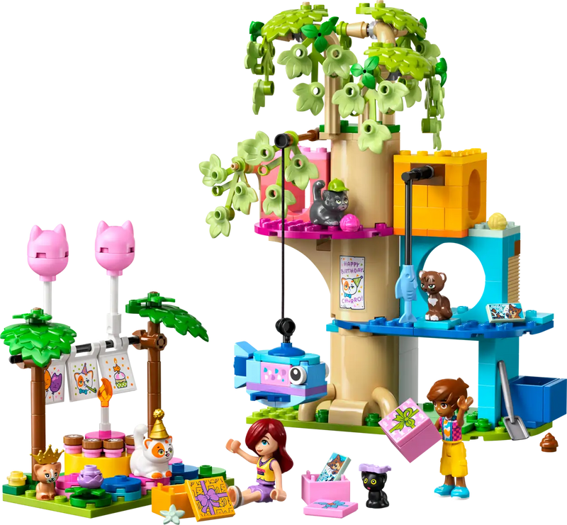 Lego Friends Cat Birthday Part & Tree House