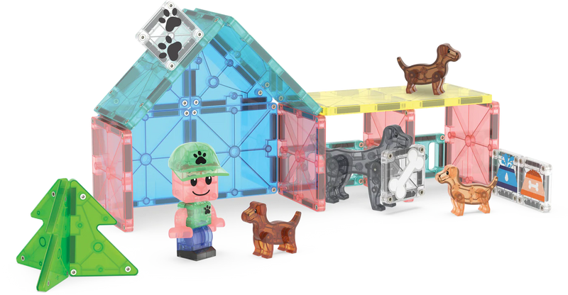 Magna Tiles Puppy Park 27-Piece Set