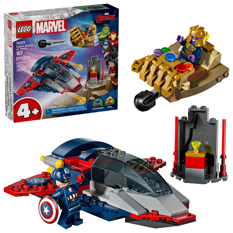 Lego Marvel Captain American vs. Thanos
