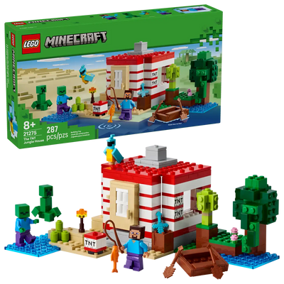 Lego Minecraft The TNT Jungle House