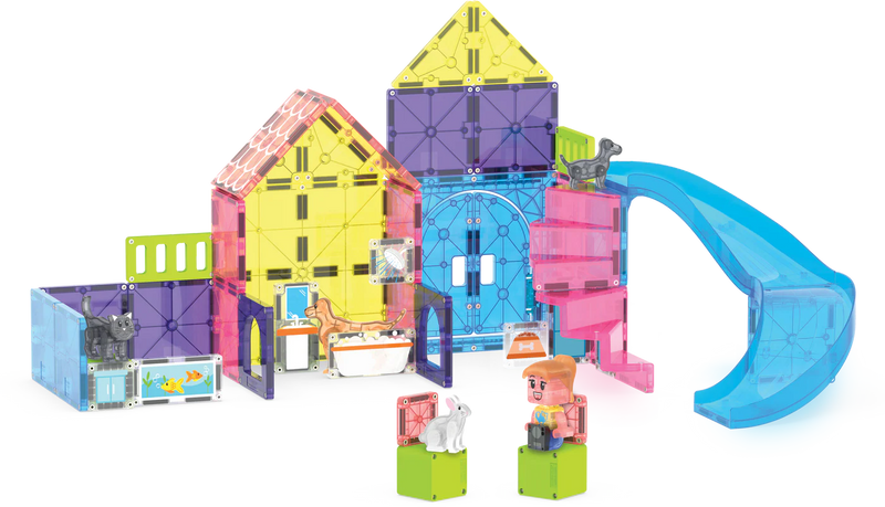 Magna Tiles Pet Playhouse 50-Piece Set