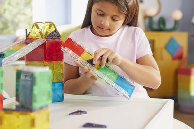 Magna Tiles Rail Racers Deluxe 90-Piece Set