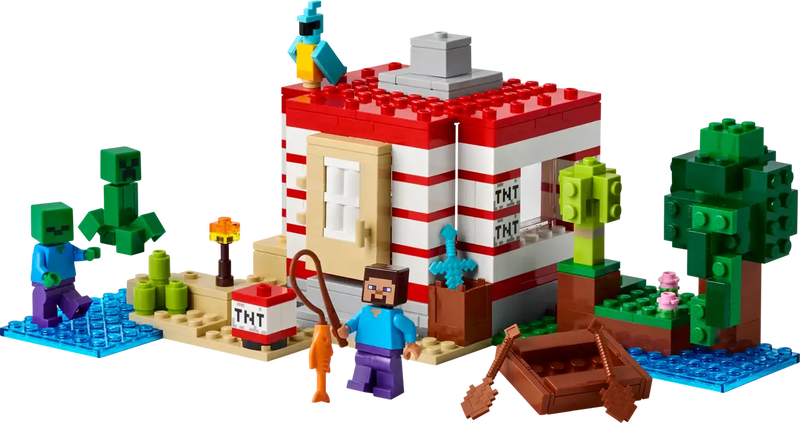 Lego Minecraft The TNT Jungle House