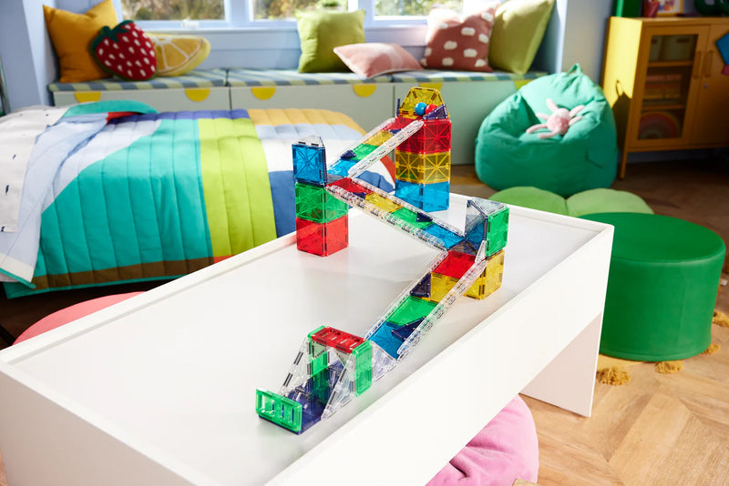 Magna Tiles Rail Racers Deluxe 90-Piece Set