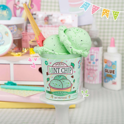 Mint Chip Scented Ice Cream Pint Slime (5pcs/case)