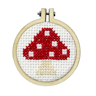 'You're a Fungi!' Mini Matchbox Cross Stitch Kit