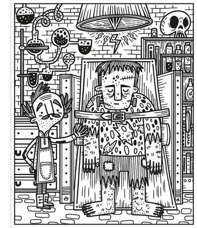 Halloween Magic Painting Book