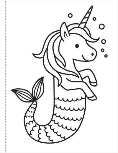 Mermaids Coloring Book