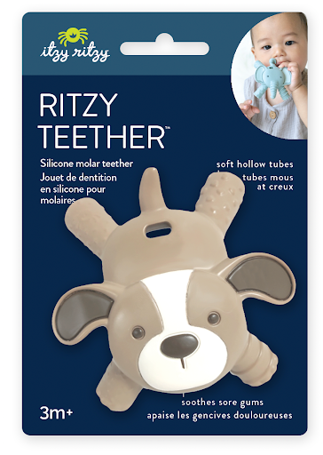 Ritzy Teether™ Baby Molar Teether Puppy