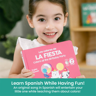 Bilingual Musical Book About Colors: Colores de la fiesta