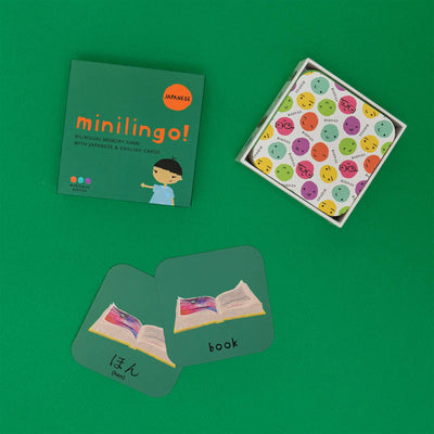 Minilingo Japanese/English Bilingual Flashcards for Kids