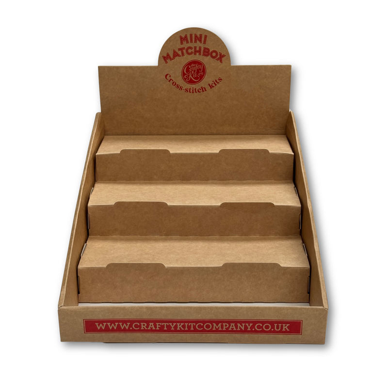 Gingerbread Man Mini Matchbox Christmas Cross Stitch Kit