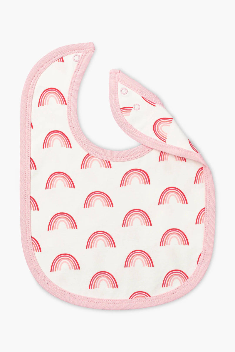 2-Pack Classic Baby Bibs - Light Pink