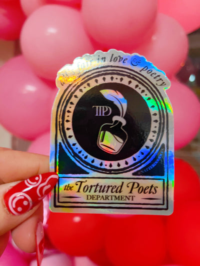 The Tortured Poets Department - Taylor Swift Vinyl Sticker