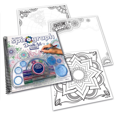 Spirograph - Doodle Art Journal - Activity Drawing Kit