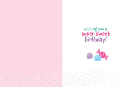 Birthday Note Cards - Ice Cream Cone - Glitter