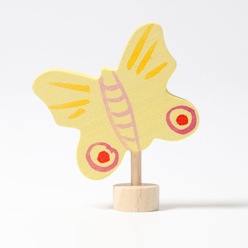 Yellow Butterfly Decorative Figure
