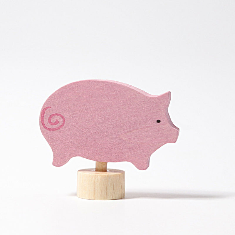 Pink Pig Decorative Figure