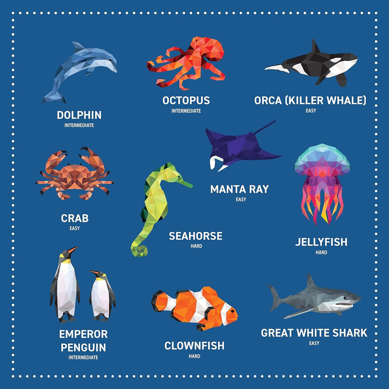 My Sticker Paintings: Ocean Animals -  Kid&