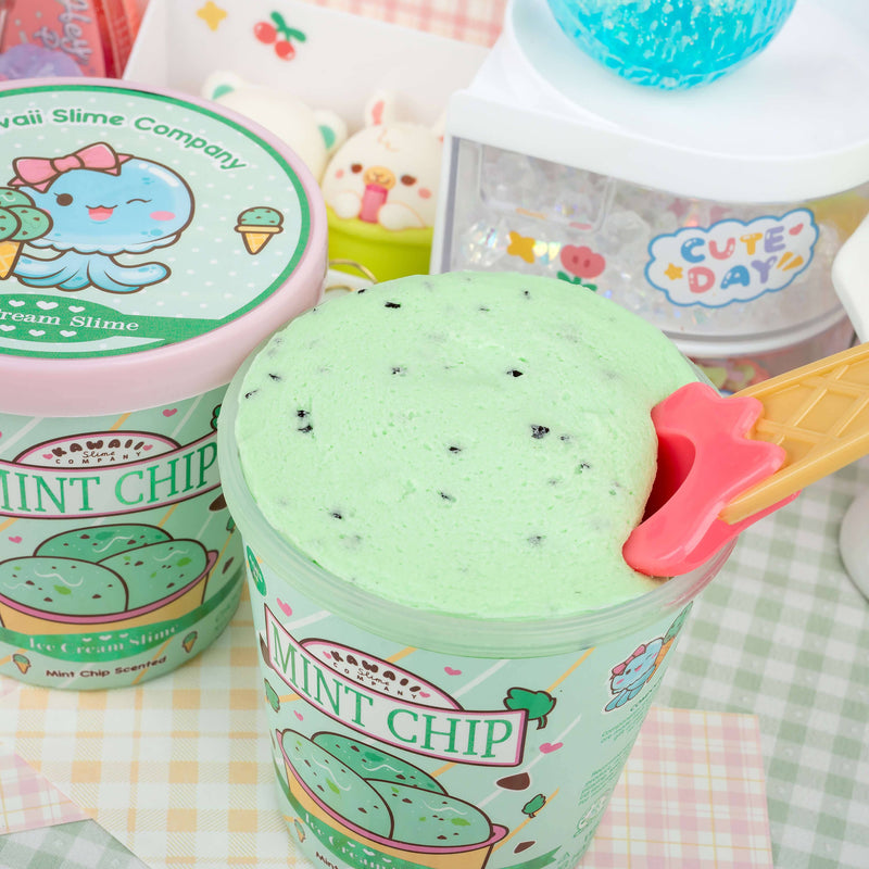 Mint Chip Scented Ice Cream Pint Slime (5pcs/case)