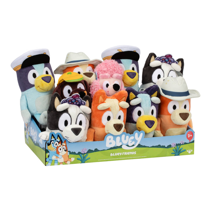 新品　bluey MOOSE社 ブルーイ ファミリー　ぬいぐるみ 4個セット Amazon.com: Moose Bluey - Figure 4-Pack - Family Pack (90077