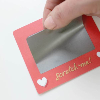 Scratch-Off Valentine Cards - Scratch-A-Sketch