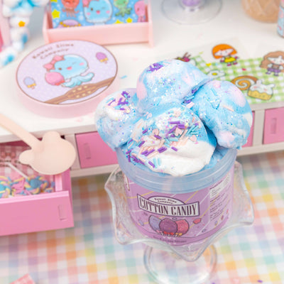 Cotton Candy Scented Ice Cream Pint Slime