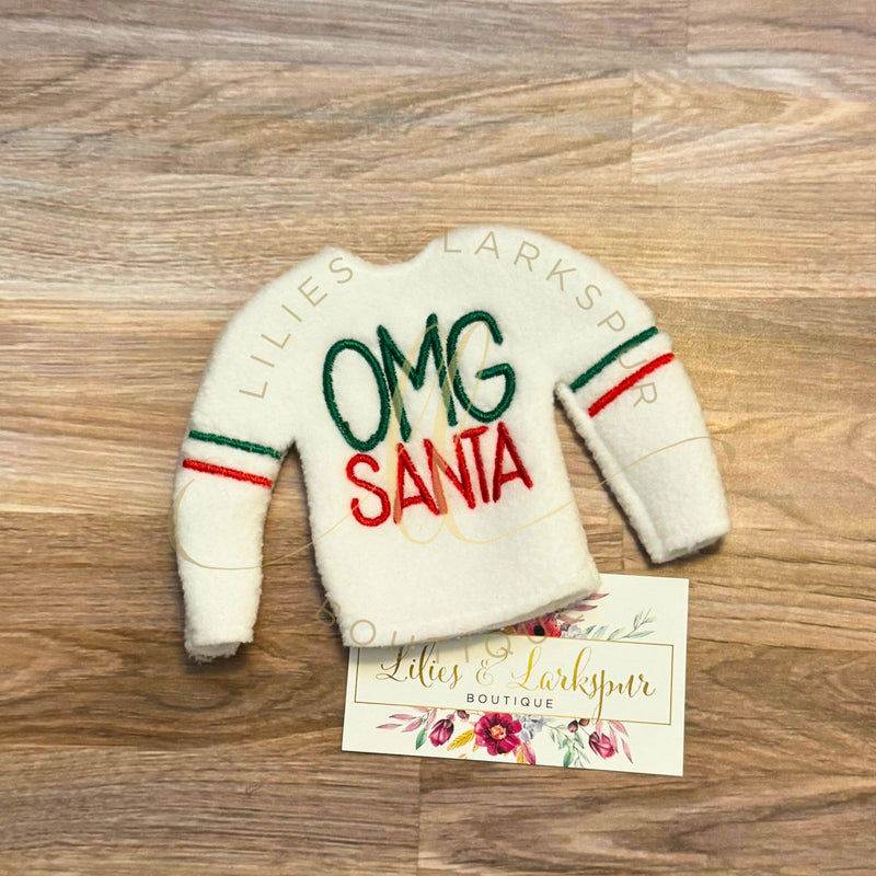 OMG Santa Elf Sweater