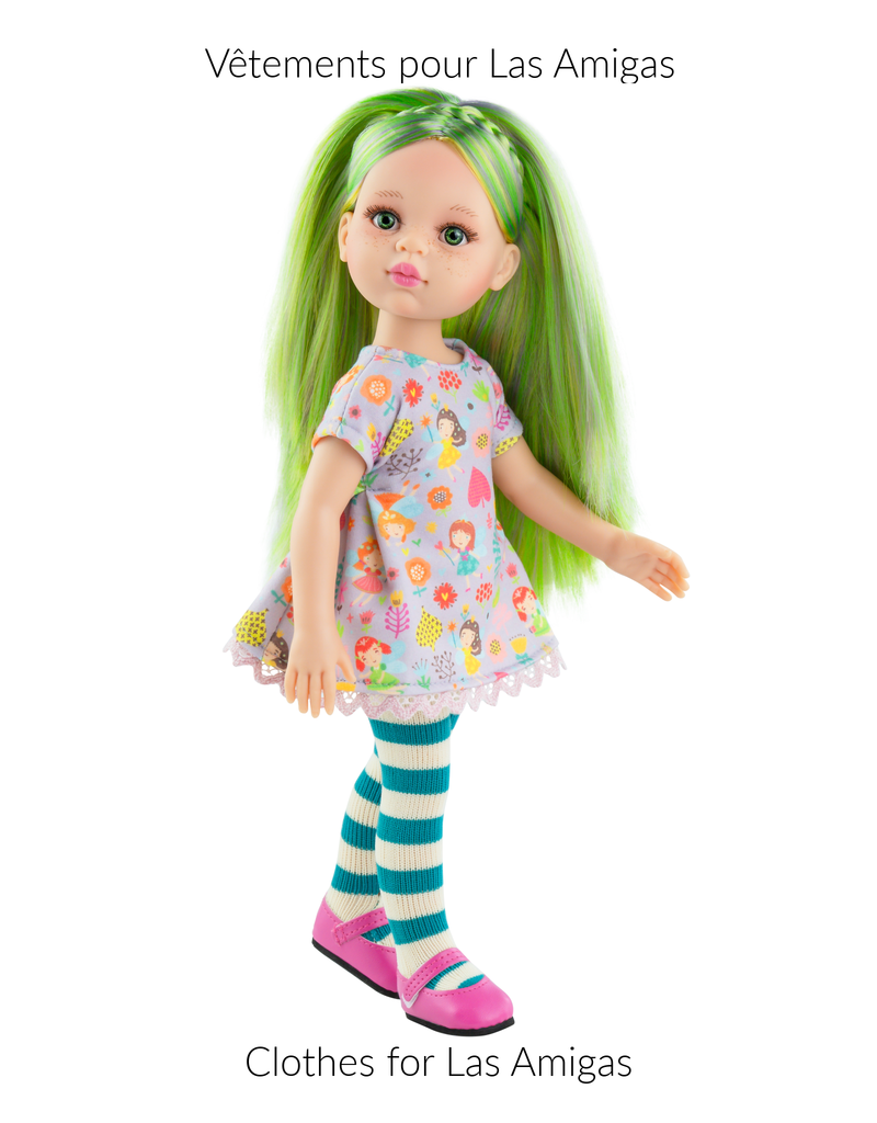 Las Amigas doll clothes - Fairy dress set - Paola Reina