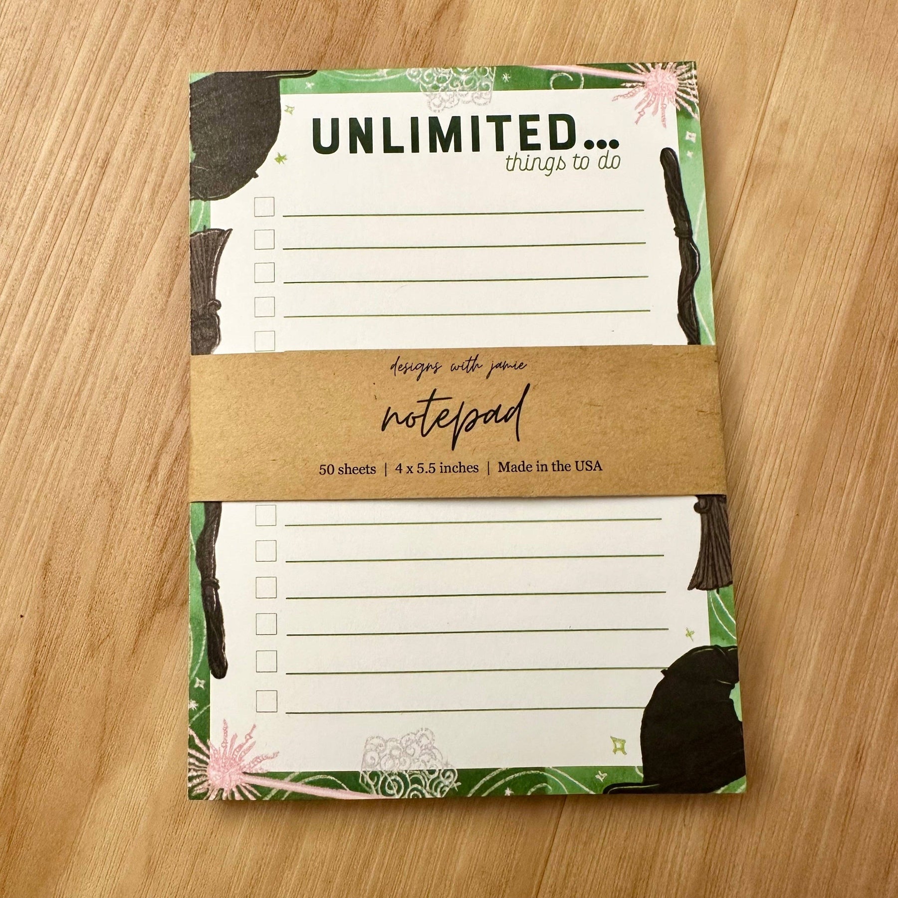 Feeling Wicked Notepad Unlimited Things to Do Notepad - Wicked – Flying Pig Toys
