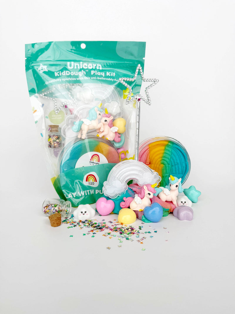 Unicorn (Rainbow Sherbet) KidDough Play Kit