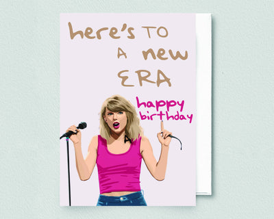 Here’s to a New Era Card (Taylor Swift)