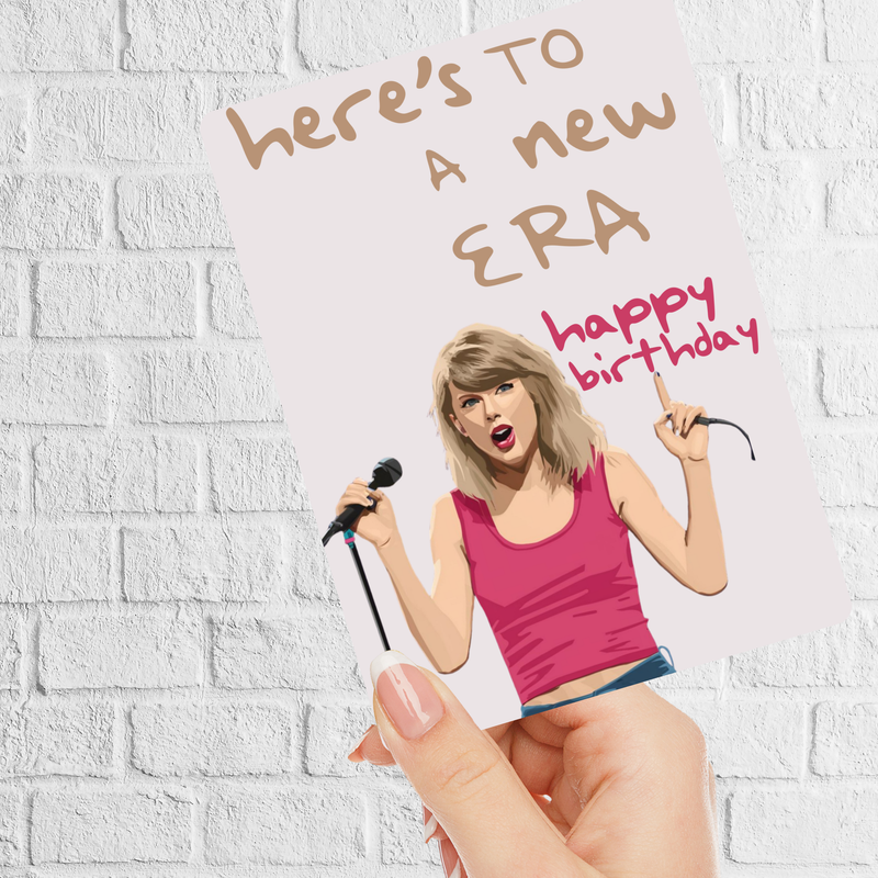 Here’s to a New Era Card (Taylor Swift)