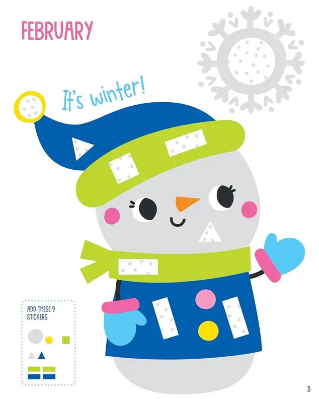 Activity Book - Sticker Fun: Learn About Months & Seasons!