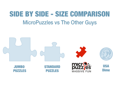 Rainbow Giraffe MicroPuzzle  Mini Jigsaw Puzzle