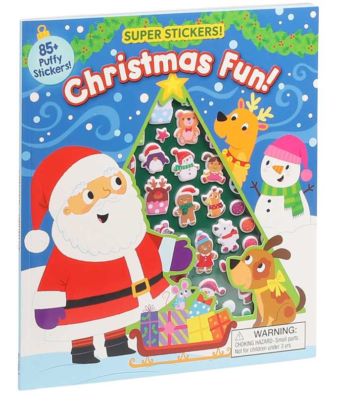 Christmas Super Puffy Stickers! Christmas Fun! by Maggie Fischer