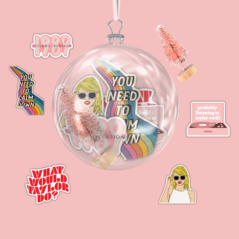 Taylor Sticker Gift Ornament (Taylor Swift)