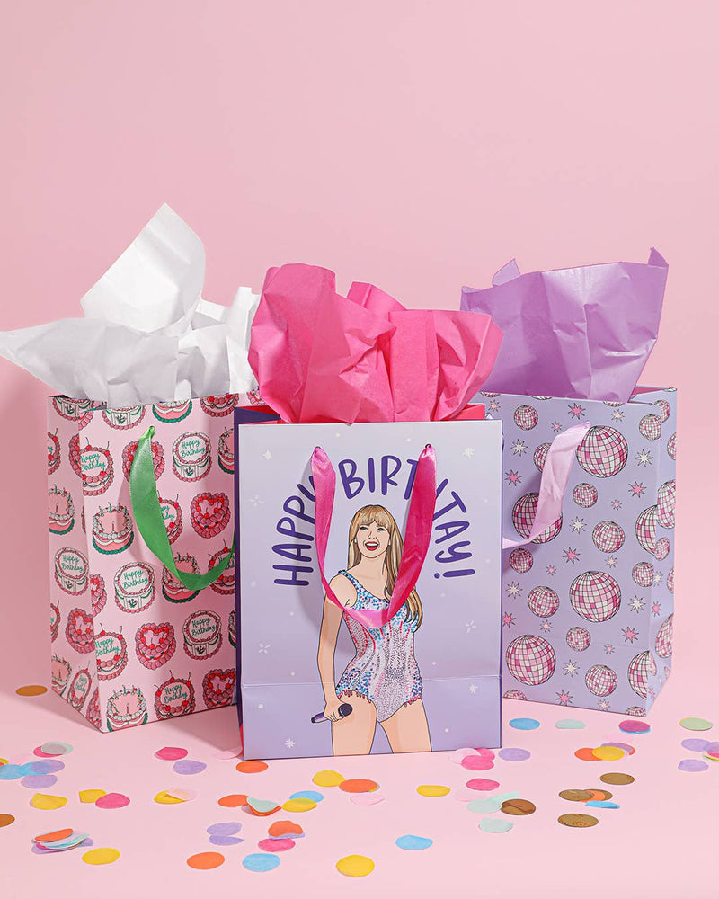 Vintage Cakes Birthday Gift Bag