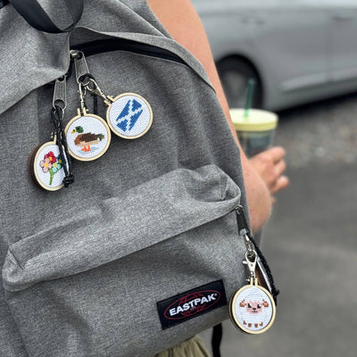 Wreath Mini Matchbox Christmas Cross Stitch Kit