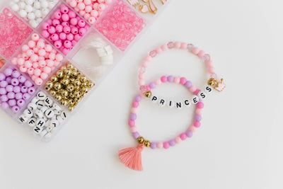 Princess Party DIY Stretchy Bracelet Craft Kit