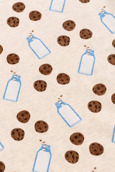 Baby Top Knot Cap - Cookies + Milk