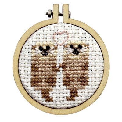 'You're otterly amazing!' Mini Matchbox Cross Stitch Kit