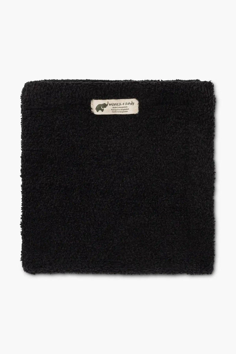 Brushed Yarn Baby Blanket - Charcoal