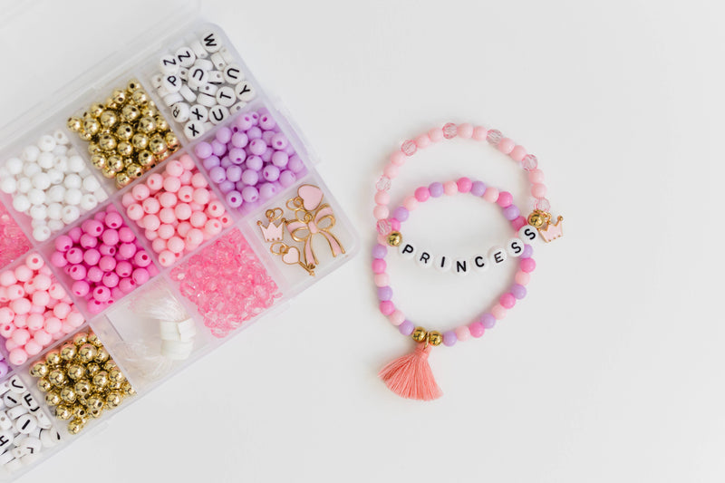 Princess Party DIY Stretchy Bracelet Craft Kit