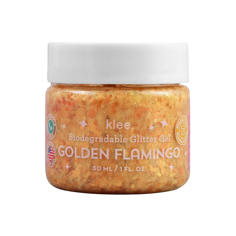 Golden Flamingo - Klee Bioglitter Gel, 1 fl. oz.