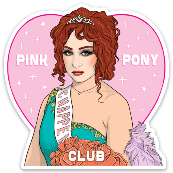 Chappell Roan Pink Pony Club Die Cut Sticker