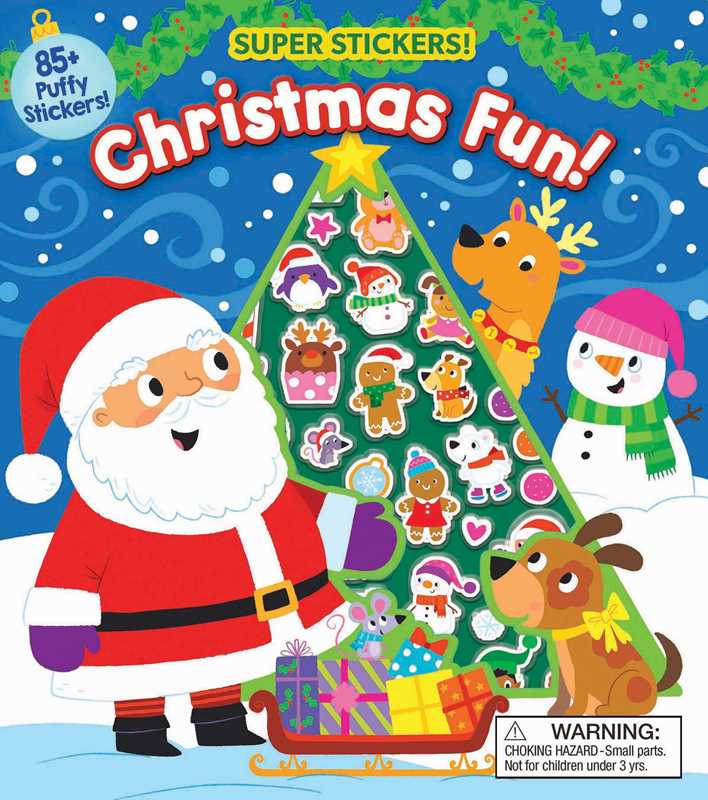 Christmas Super Puffy Stickers! Christmas Fun! by Maggie Fischer