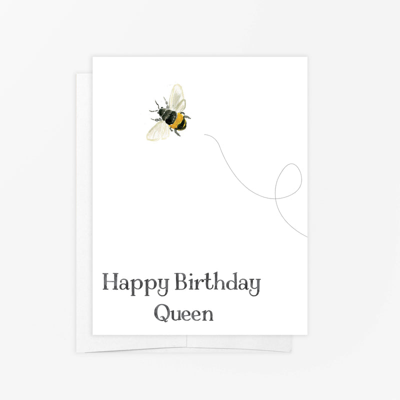 Greeting Card - Happy Birthday Queen Bee