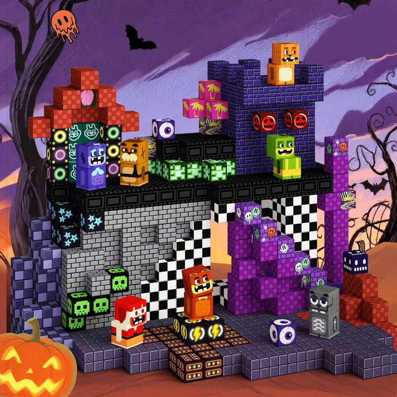 Midnight Madness Magnetic Building Blocks - 200 Piece (2cm)